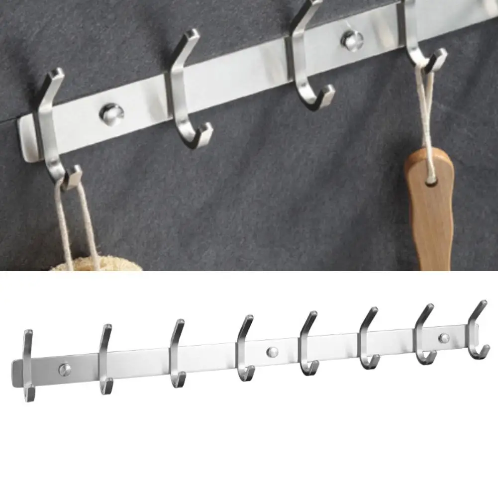 Домашняя кухня для ванной Пробивка настенное крепление Нержавеющее полотенце