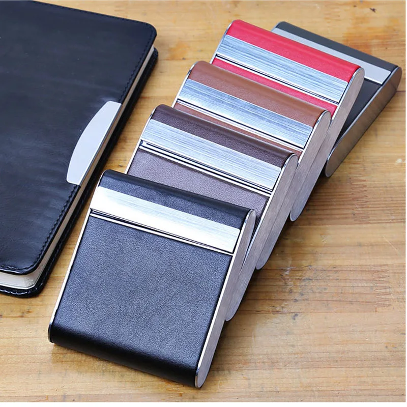 Чехол для сигарет 20 шт. портативный чехол из искусственной кожи каркас титановой