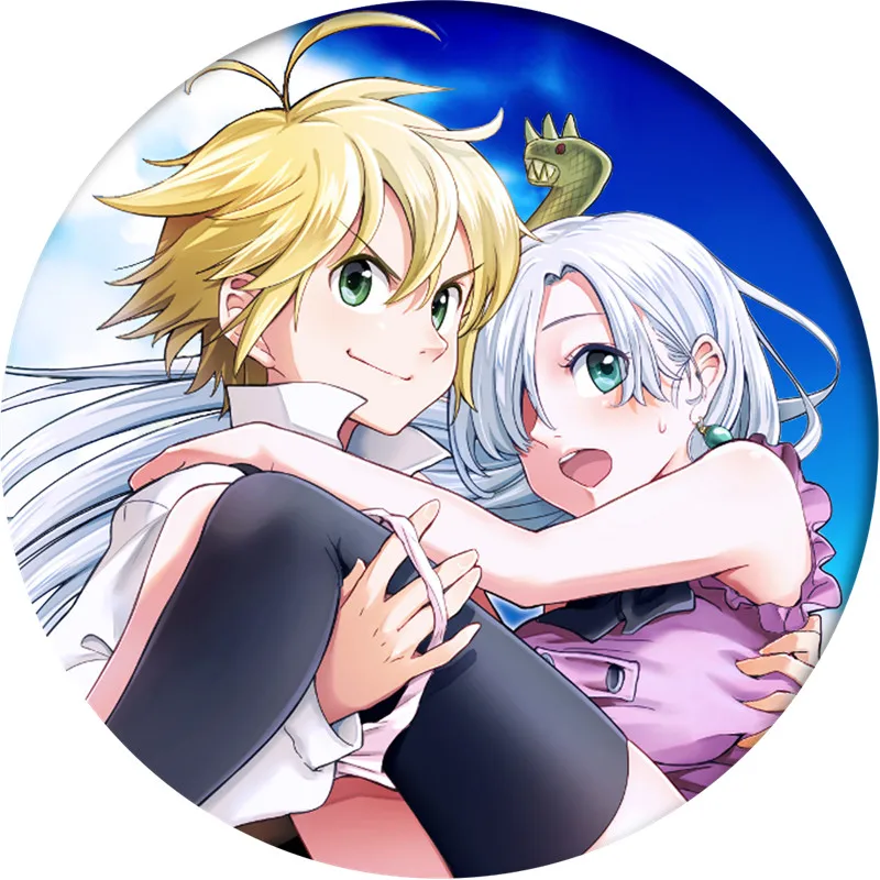 Брошь в стиле аниме Семь смертных грехов значок косплея мелиодас ястреб булавка