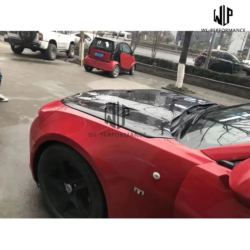 Высококачественная прозрачная крышка капота двигателя из углеродного волокна