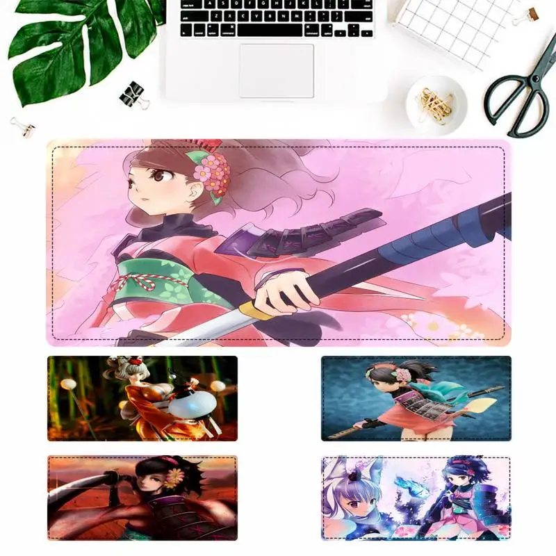 

Fashion Oboro Muramasa Gaming Mouse Pad Gamer Keyboard Maus Pad Desk Mouse Mat Game Accessories For Overwatch
