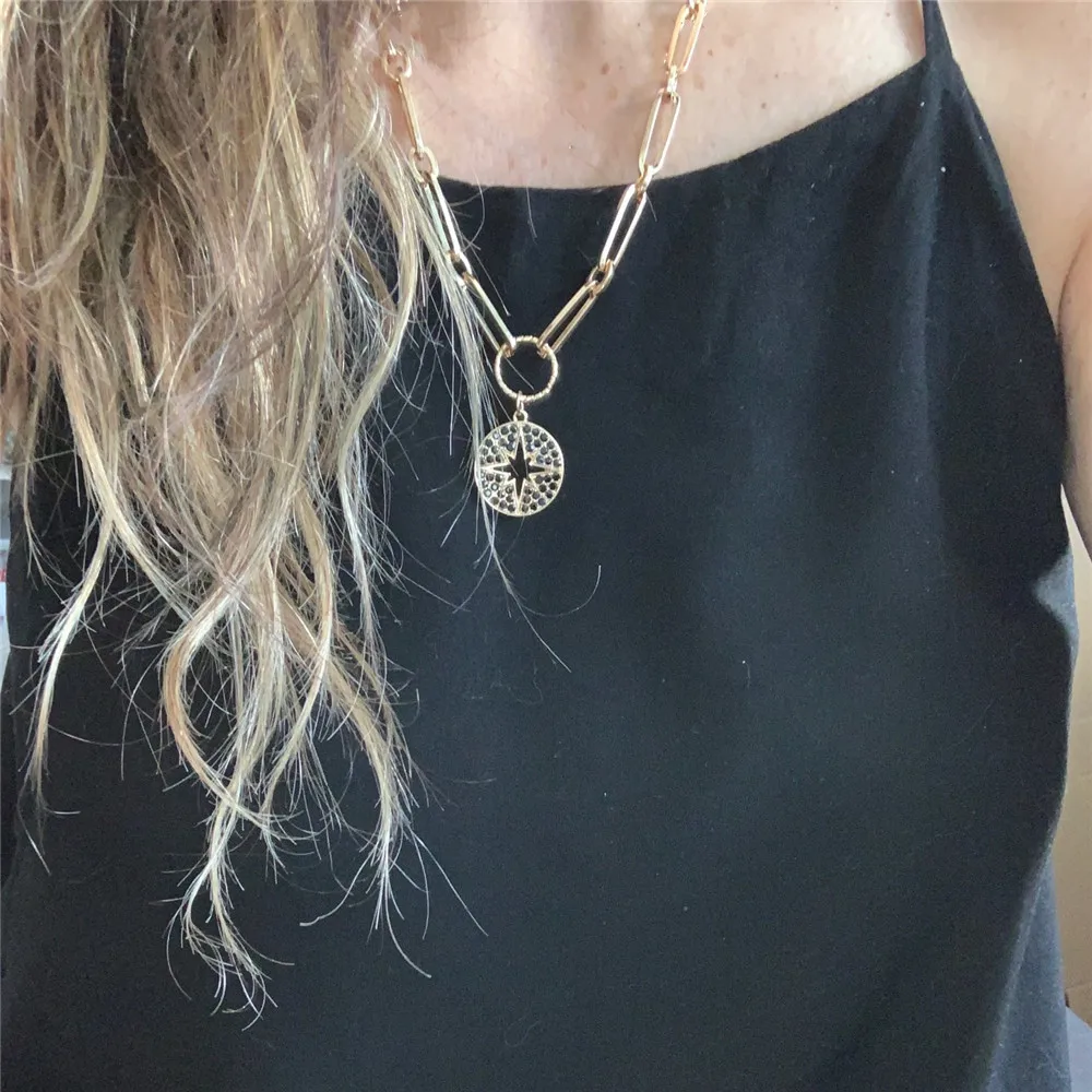 Женское Ожерелье в стиле бохо повседневное длинное ожерелье золотого цвета с