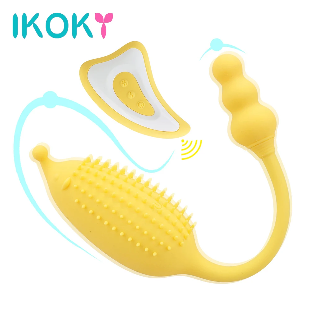 Вибратор IKOKY для массажа груди стимуляция влагалища беспроводной пульт