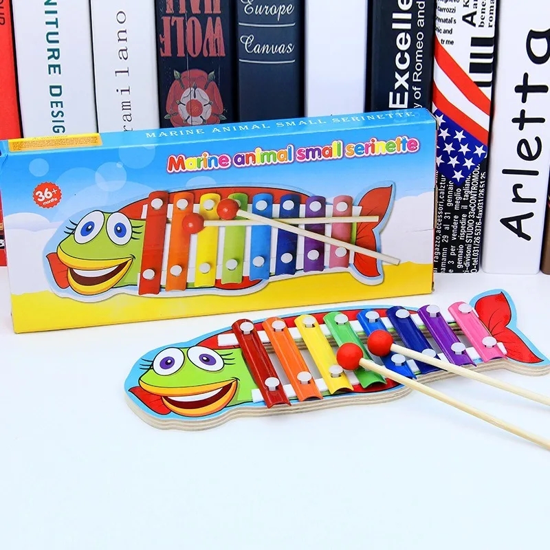 Восьми-тон пианино раннего образования игрушка для малышей музыкальный