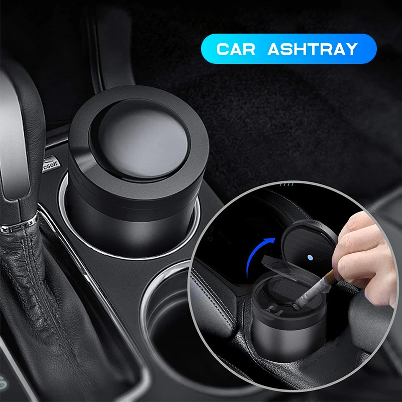 Универсальный автомобильный пепельница портативный светодиодный светильник