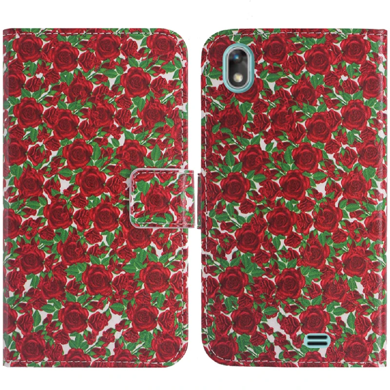 Защитный кожаный чехол TienJueShi с откидной крышкой для телефона Prestigio Grace P5 PSP5515DUO M5 LTE