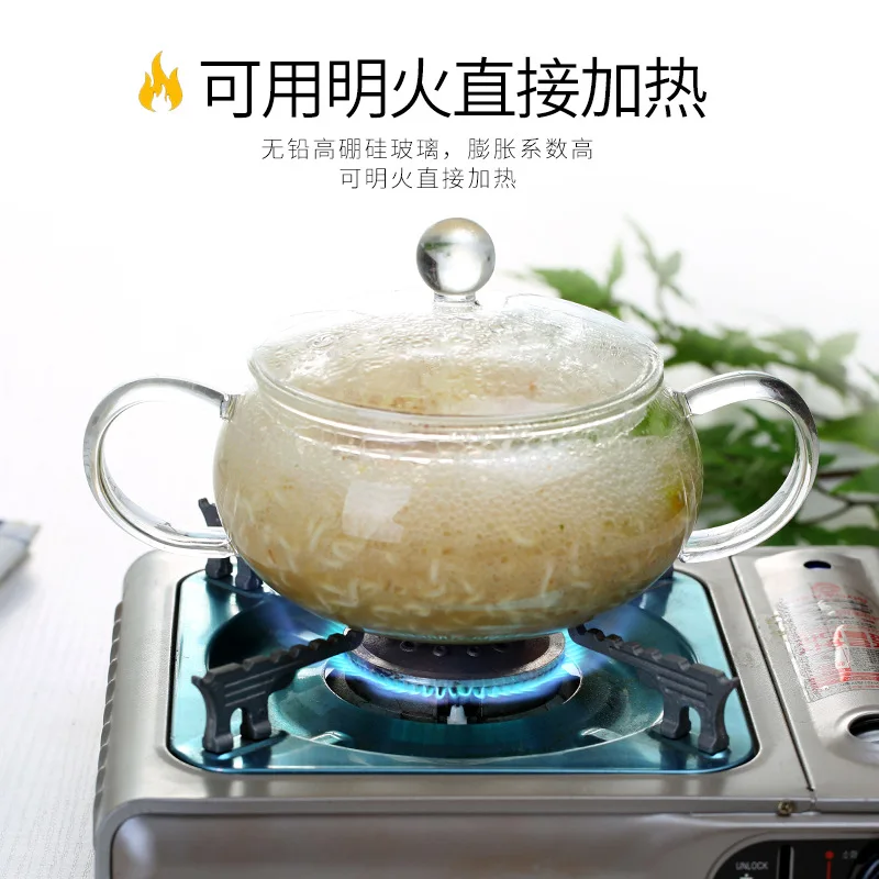 Стеклянный чайник большой емкости л для микроволновой печи из боросиликатного