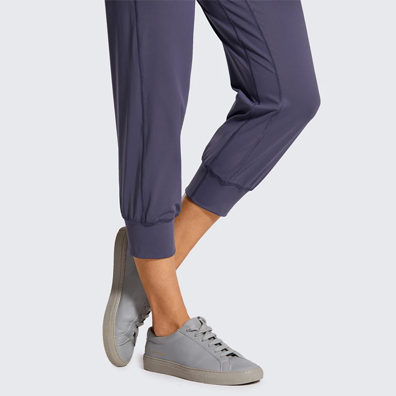 Женские штаны капри SYROKAN для тренировок йоги бега с карманами и кулиской удобные