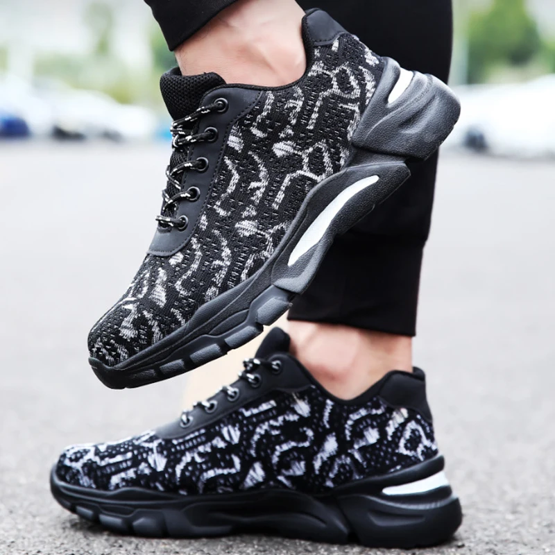 

Men's Steel Toe Work Safety Shoes Puncture Proof Protective Man Sneakers New Design Short Boots Construction Male Shoes Casual