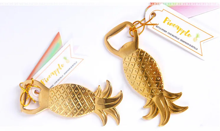 Свадебные подарки и для гостей открывалка бутылок с ананасом праздвечерние чные