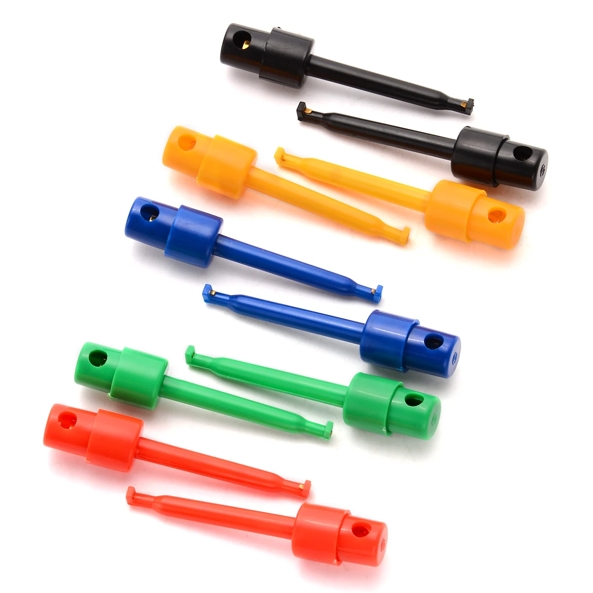 Комплект свинцовых проводов для мини мультиметра 10 шт. зажимы с крючком