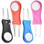 1 шт. инструмент для гольфа ремонт Switchblade инструмент шаг паз очиститель гольф вилка аксессуары для гольфа установка зеленая вилка Прямая поставка