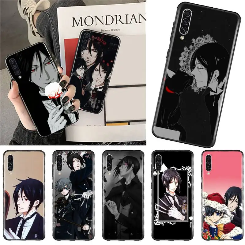 

Hot Black Butler Anime Phone Case For Samsung A40 A50 A51 A71 A20E A20S S8 S9 S10 S20 Plus note 20 ultra 4G 5G