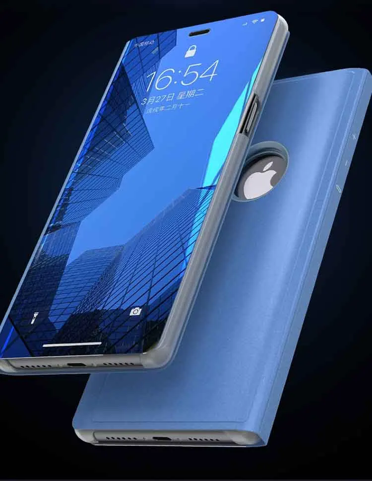 Флип-чехол для телефона iphone xr x xsmax xs Fashion Mirror apple Capa для iphone 7 8 6 6s plus 5 S роскошный блестящий Ультратонкий чехол для ПК