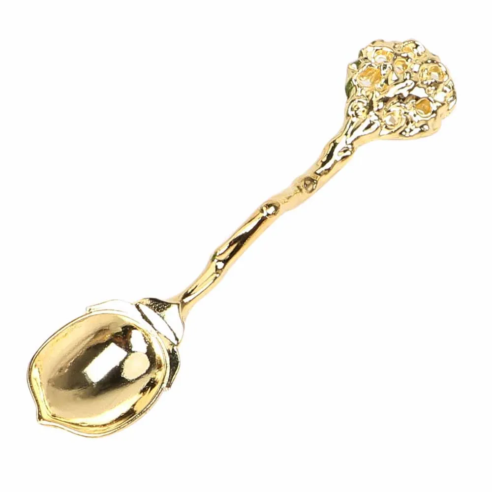 Десертная ложка креативный Королевский Стиль сплав винтажные столовые приборы