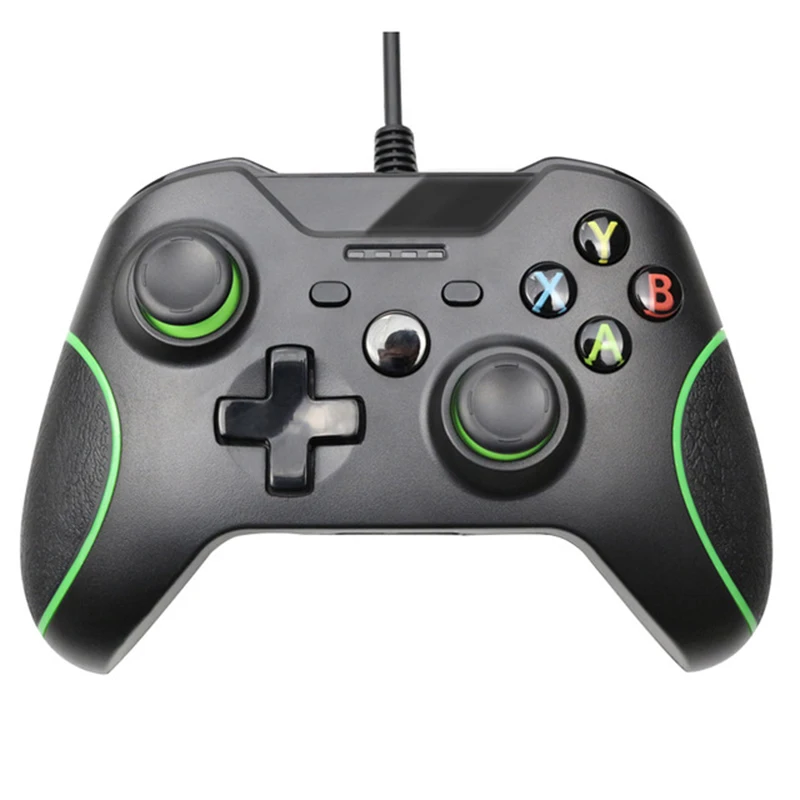 black USB проводной контроллер для microsoft Xbox One геймпад пк Windows 7/8/10 - Цвет: black