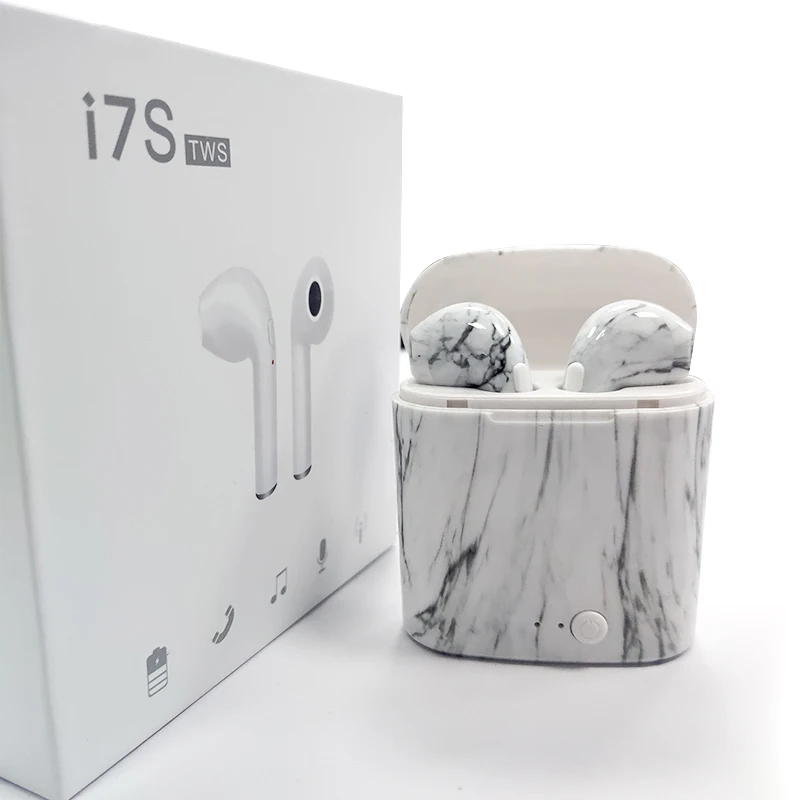 Mangoman i7s Tws Wireless Headphones Bluetooth Earphones Air Earbuds Handsfree in ear Headset wireless bluetooth headphones i7s - Цвет: I7SWTS