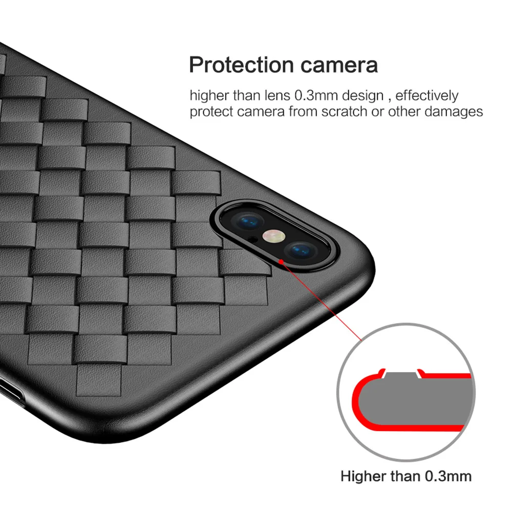 Роскошный тканый чехол FLOVEME для xiaomi redmi note 7 Силиконовый Сетчатый Чехол mi 9t 9 7A A3 |
