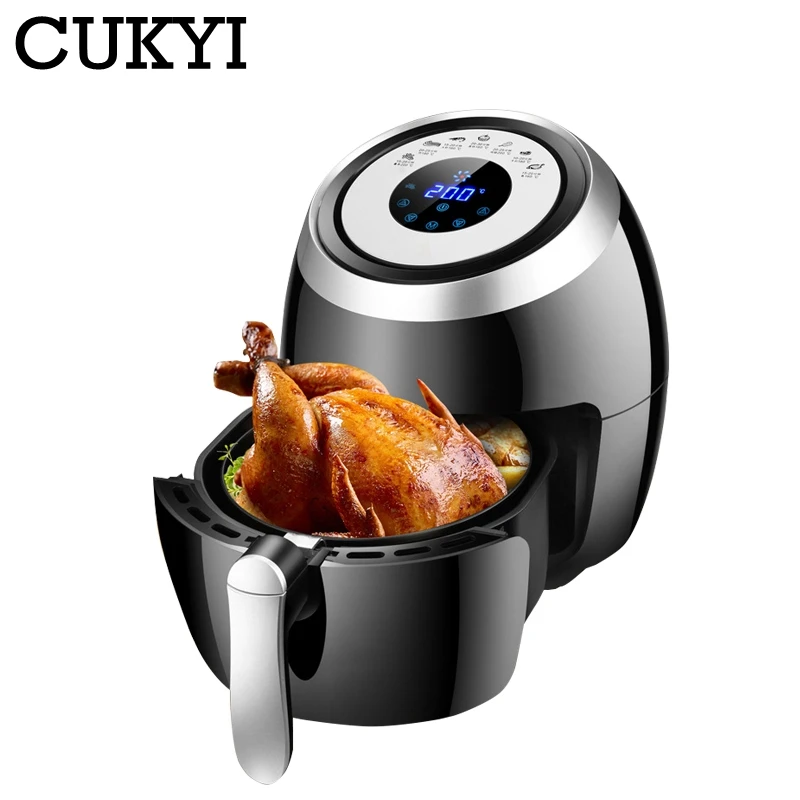 CUKYI 3.6L светодиодный интеллектуальные электрическая фритюрница бездымного Fritadeira