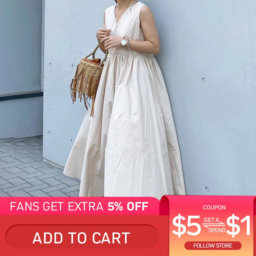 Простое минималистичное платье повседневное свободное однотонное в корейском и