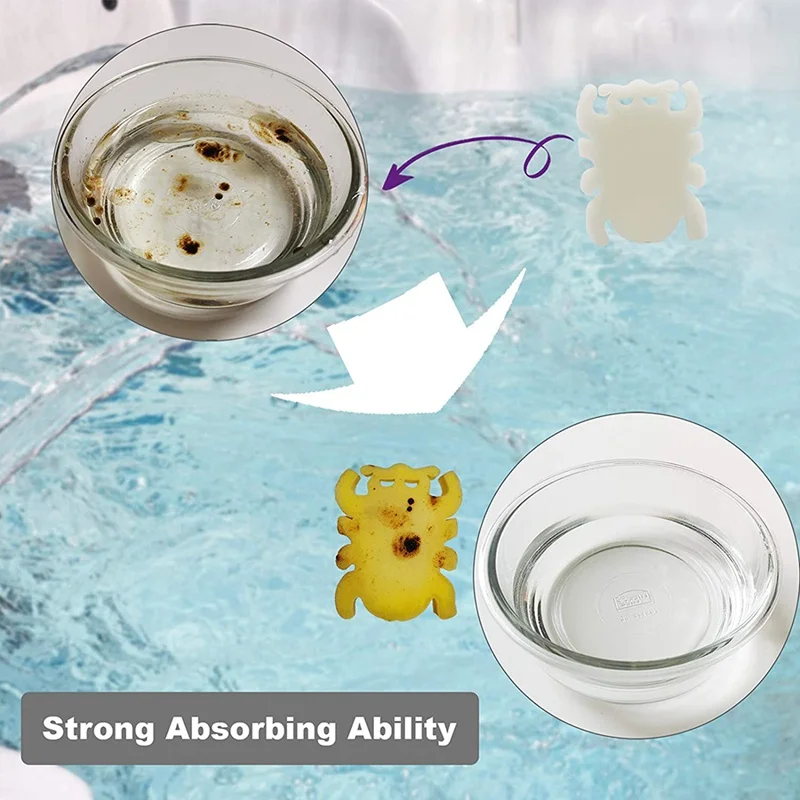 

Multifunctional Oil-Absorbing Sponge Bathtub Skimmer Scum Absorbent Cleaner For Swimming Pool