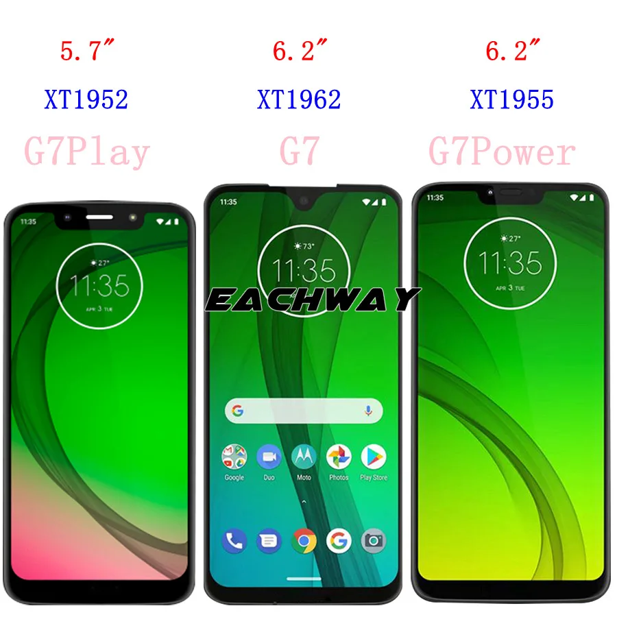 Оригинальный ЖК дисплей G7 для Motorola Moto Power XT1955 Plus сенсорный экран дигитайзер Play