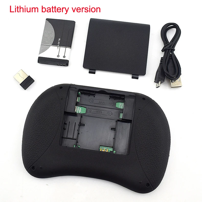 I8 Мини Беспроводная клавиатура 2,4 ГГц+ Воздушная мышь+ тачпад для Android tv box/smart tv/ноутбука