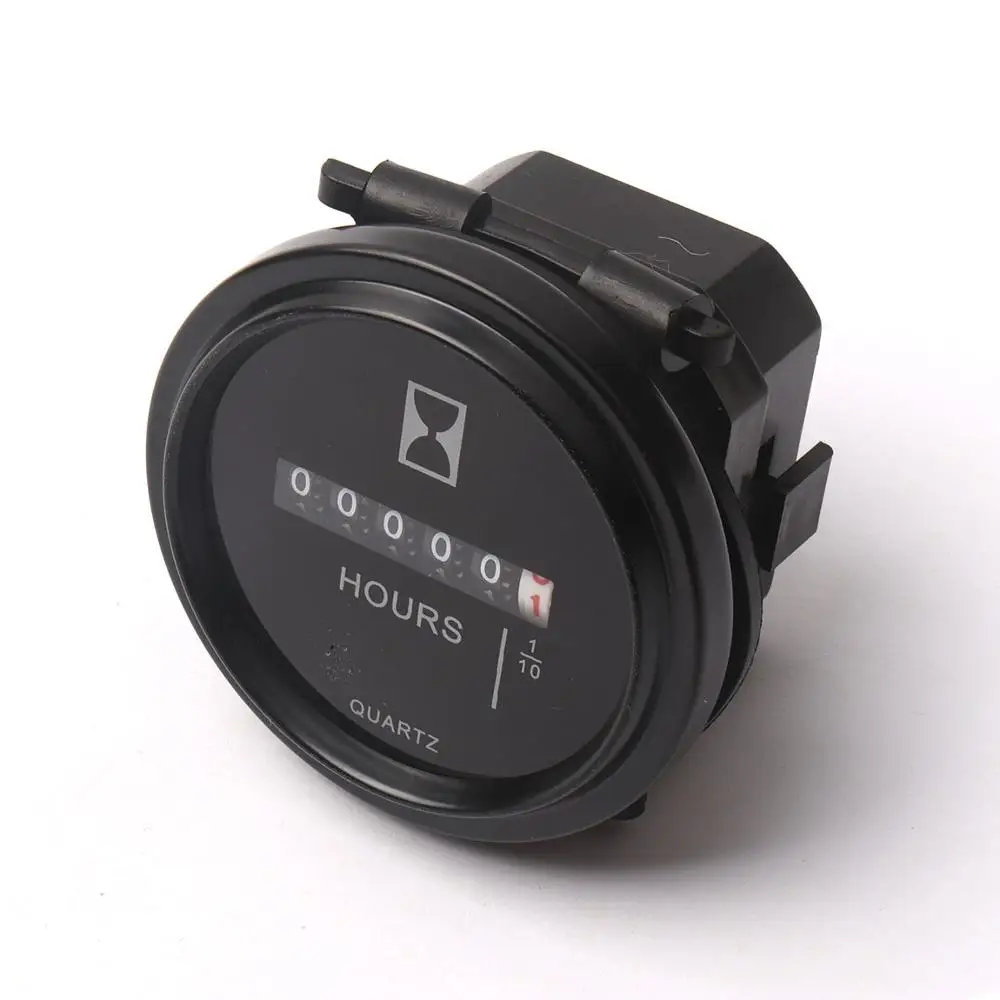 1 шт. черный XY-001 DC 6-80V 0 3 W круглая форма 6 цифровой дисплей счетчик времени вилка