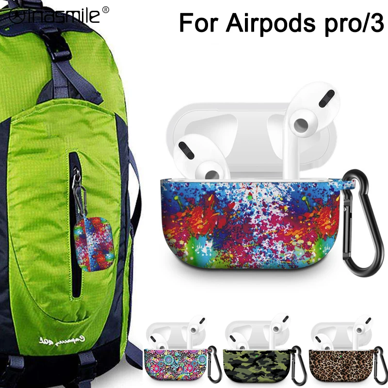 Симпатичный и приятный силиконовый чехол с принтом для Apple Airpods Pro противоударный чехол для Apple Air pods 3 Pro correa для Airpods Pro 3 Чехол