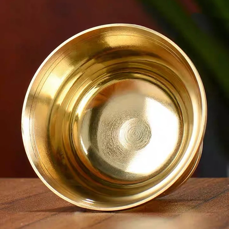 Чаша Питьевая из чистой меди латунь тибетская креативная чаша для благоприятной