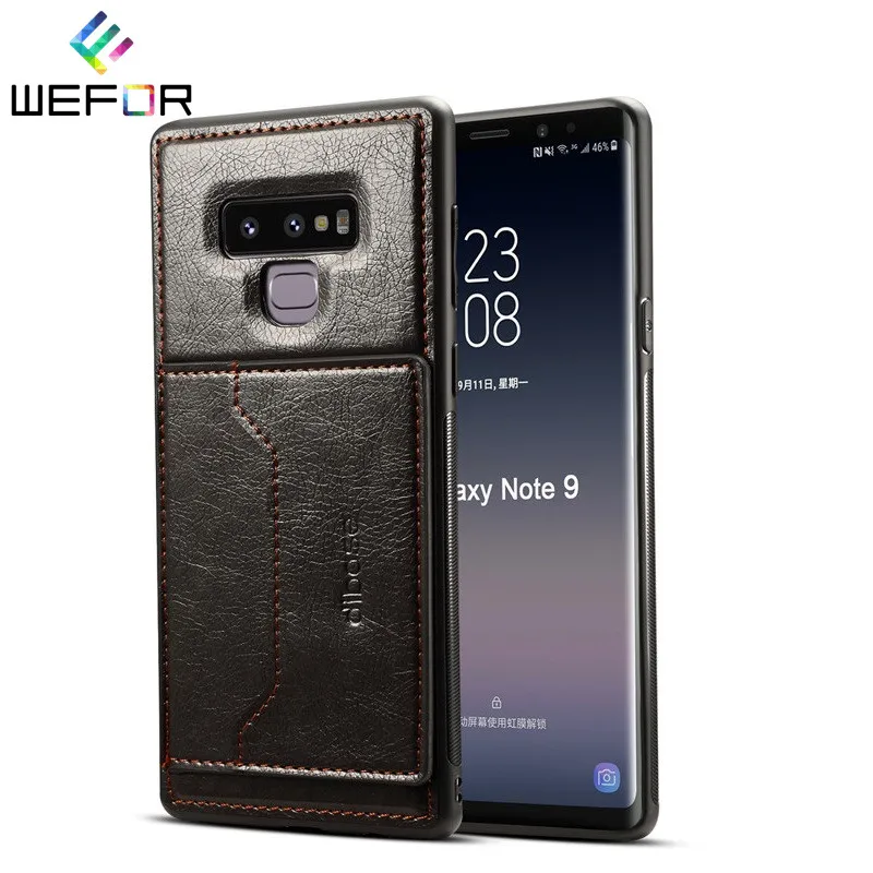 Чехол кошелек для Samsung Galaxy S10 S9 S8 Plus S10e тонкий защитный чехол с отделением