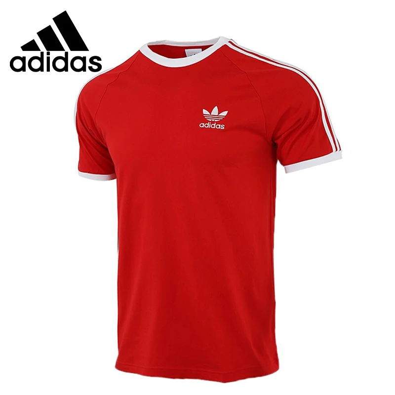 

Оригинальные новые поступления Футболки Adidas Originals с 3 полосками, мужские футболки с коротким рукавом, спортивная одежда