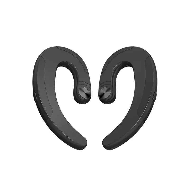 Черный Горячая TWS костная проводящая гарнитура Bluetooth гарнитура беспроводная гарнитура с микрофоном беспроводная гарнитура - Цвет: Черный