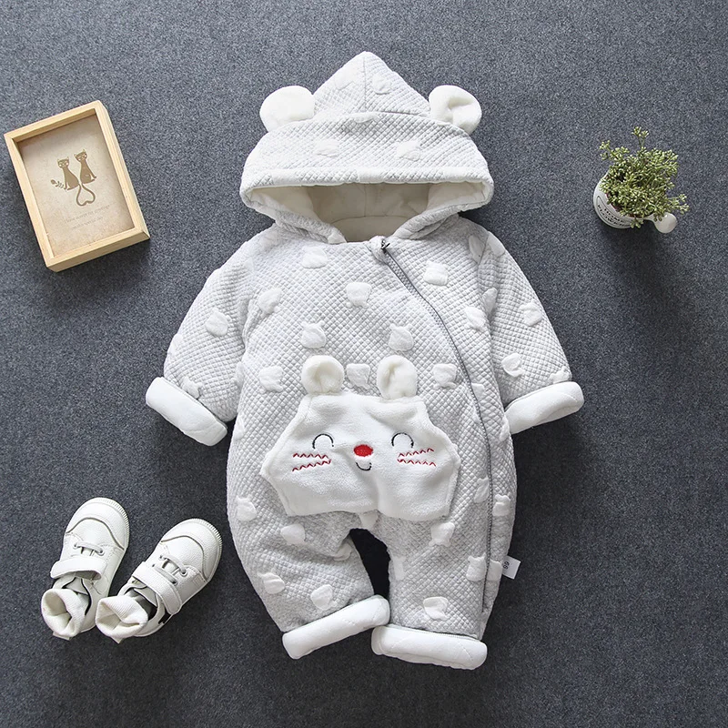 Зимние теплые пальто OkayMom для малышей Одежда новорожденных мальчиков и девочек