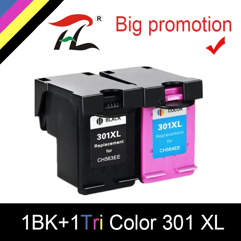 HTL Замена для hp 301 hp 301XL DeskJet 1000 1050 1510 2000 2050 2050S 2510 2540 3050a 3054 принтер