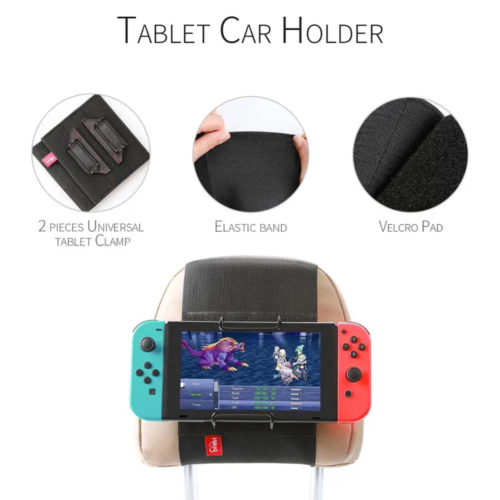 Автомобильный держатель для подголовника игрового автомата Nintendo Switch смартфона и