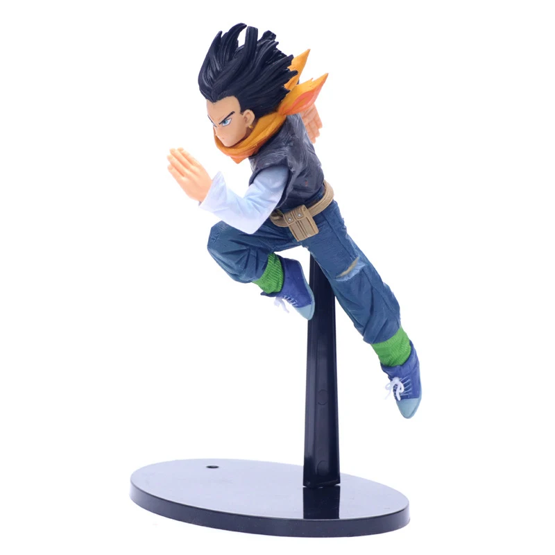 17 см Dragon Ball Z Android 17 Running Ver. Экшн-фигурка Драконий жемчуг зет Goku Lazuli PVC Fighter коллекция моделей