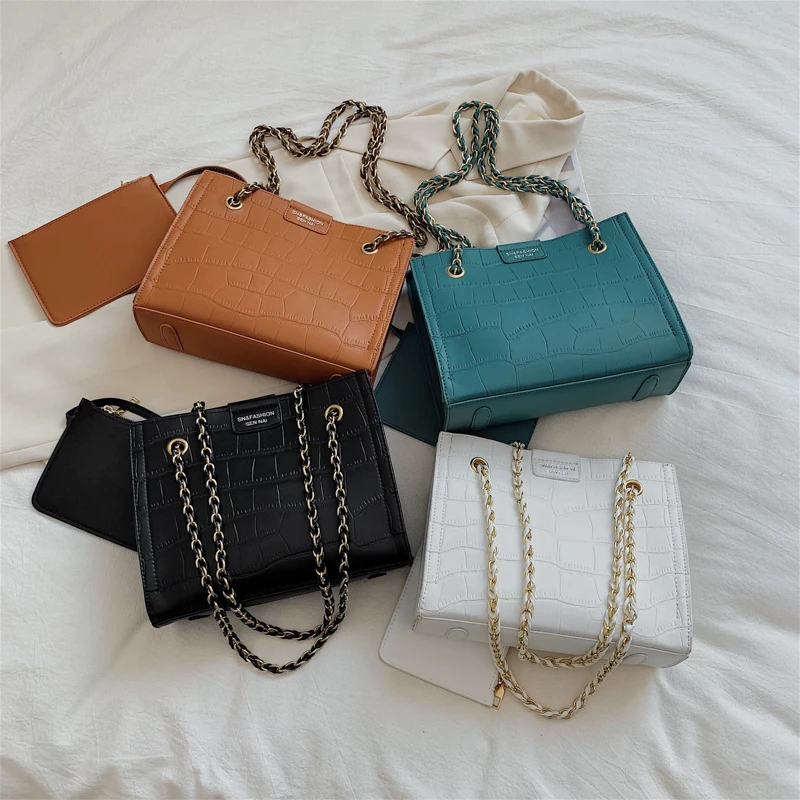 

2020 Luxury Handbags Women Bags Designer Women Messenger Bag Vintage Hand Bags Ladies Casual Tote Bag Female Sac Top-Handle Bag