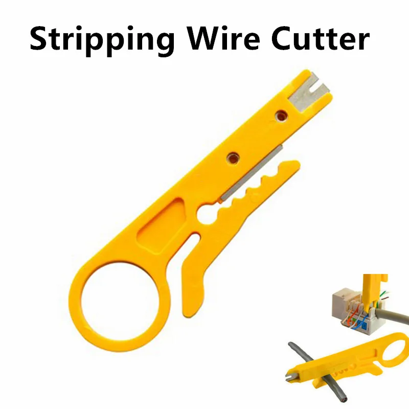 5 шт. портативный нож для зачистки проводов щипцы обжима инструмент кабеля резак