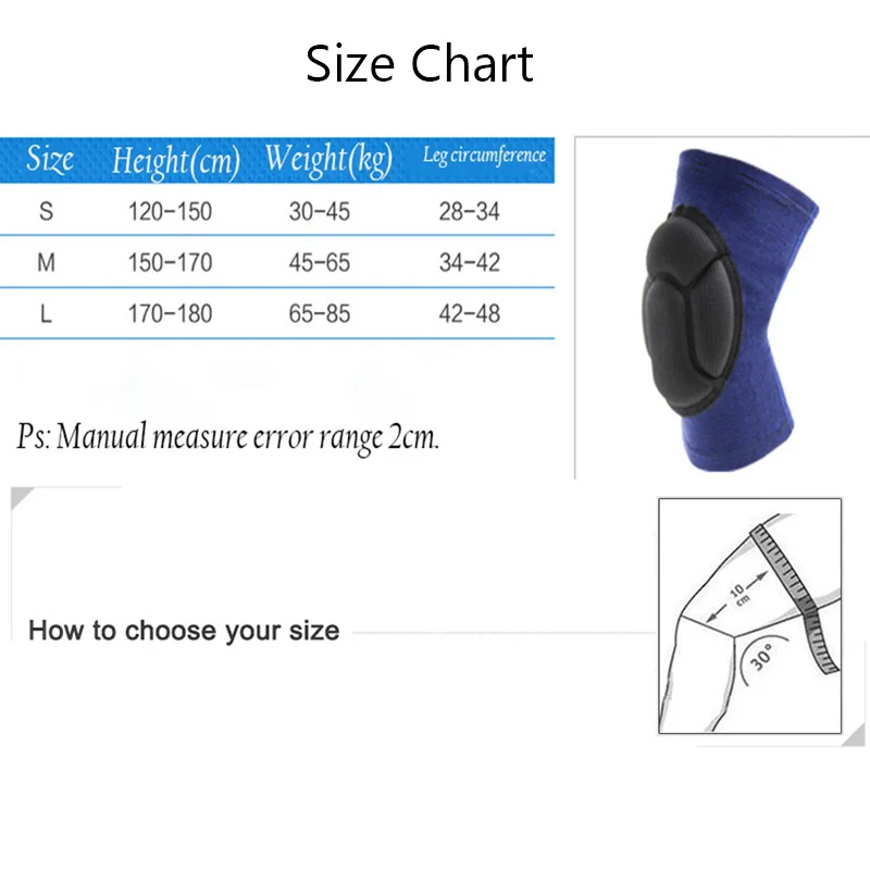 2 шт губка Спортивная наколенник футбол волейбол Экстремальный поддержка