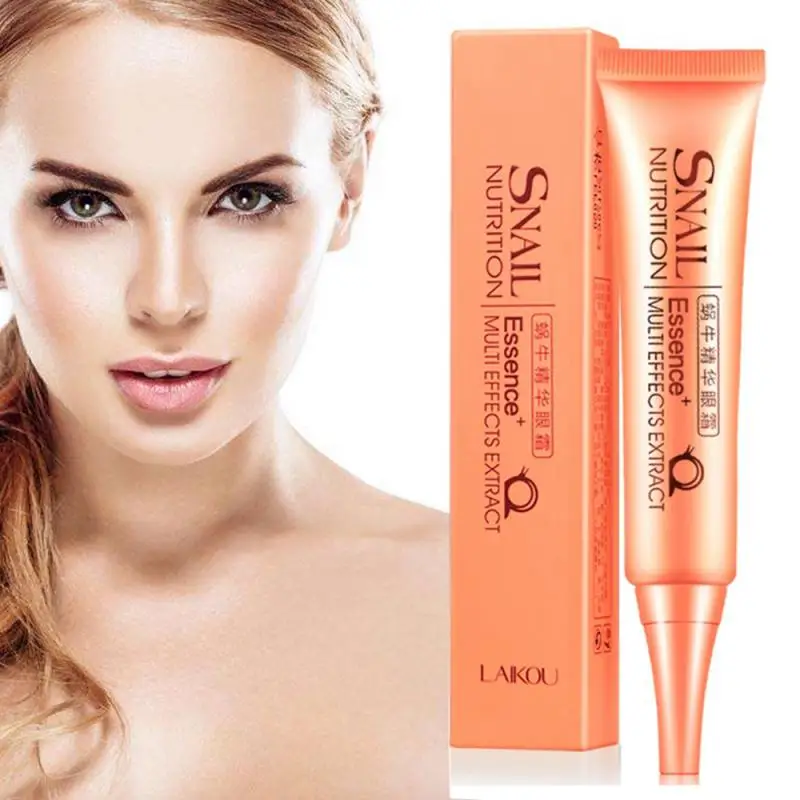 

1PC Snail Essence Eye Cream Moisturizing Firming Anti-Aging Eye Care Dark Circle Removal Anti-Puffiness Eyes Creams Eyes Beauty