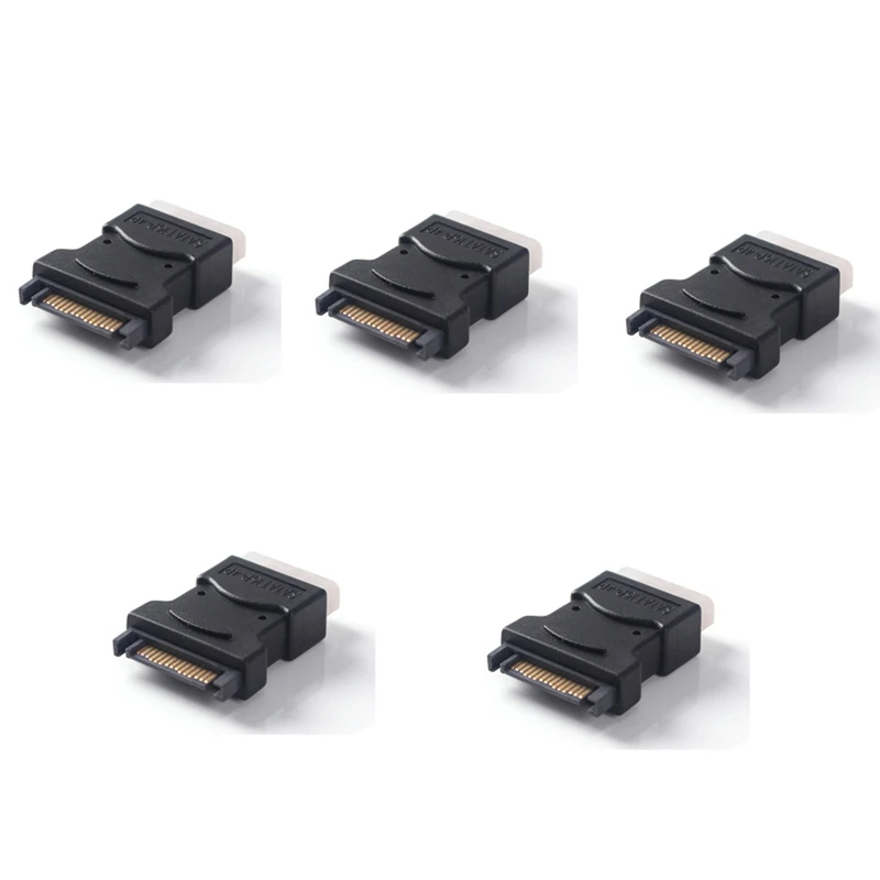 

Розничная продажа Sata адаптер Sata штекер-гнездо разъем Sata 15P штекер-Molex 4P гнездо адаптер преобразователь 4Pin Molex Ide