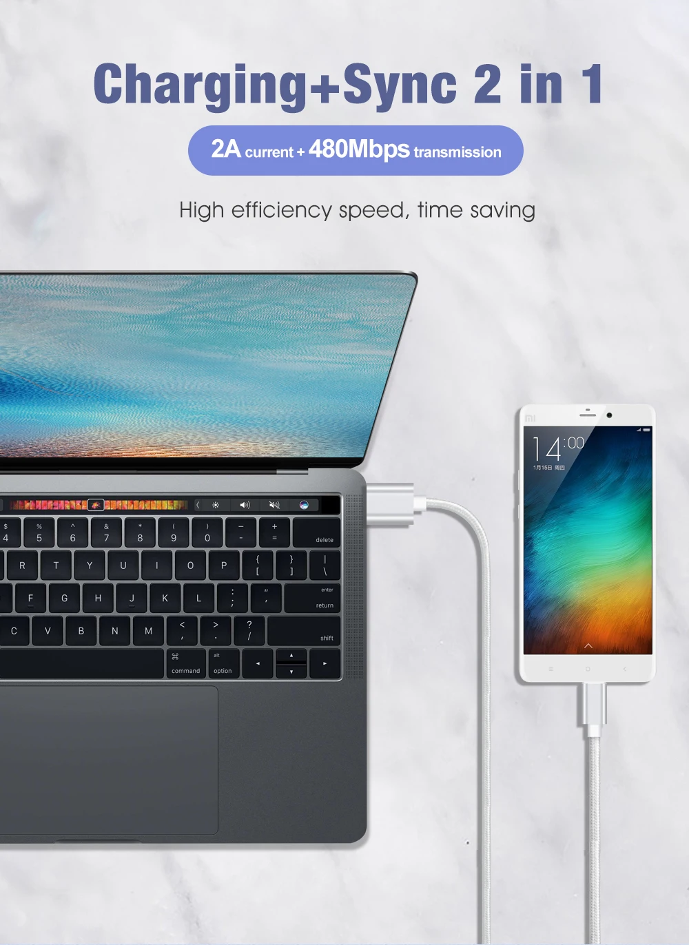 2A нейлоновый Micro USB кабель для быстрой зарядки USB кабель для передачи данных для samsung Vivo LG lenovo Tablet Android мобильный телефон usb зарядный шнур