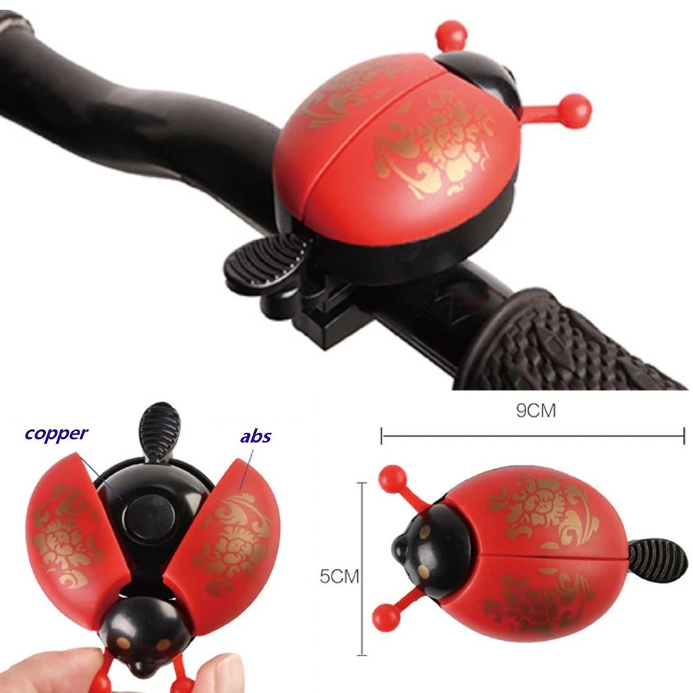 

2pcs Cute Bicycle Bell Bike Bell Cartoon Cycling Bell Outdoor Ridding Accessories Sports Bike Ring Child Riding Equipment