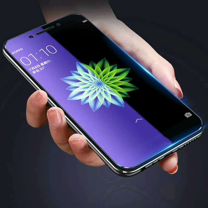 

JGKK анти-синий луч закаленное стекло для OPPO F5 F7 F9 F11 R15 R17 Pro для OPPO F5 F7 R15Pro Защитная пленка для экрана