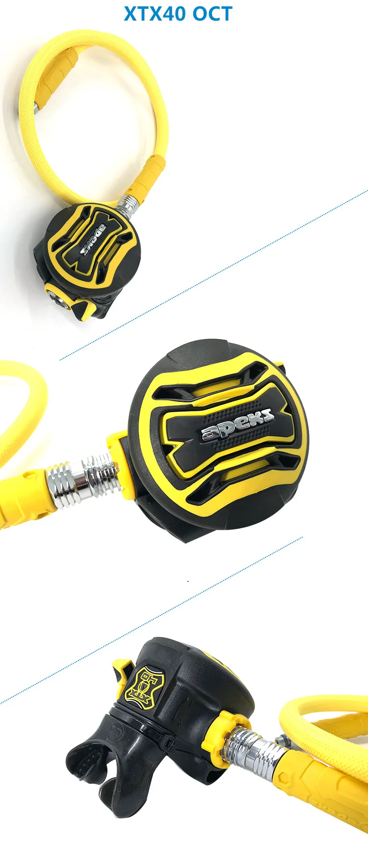 NiteScuba регулятор для дайвинга для подводной фотографии Apeks XTX 200 и XTX50/40 Осьминог Топ диапазон комплект регулятора