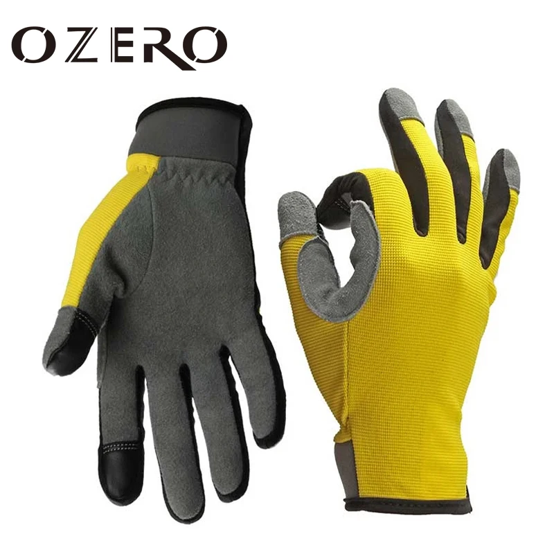 Мотоциклетные Перчатки OZERO с сенсорным экраном кожаные перчатки из натуральной