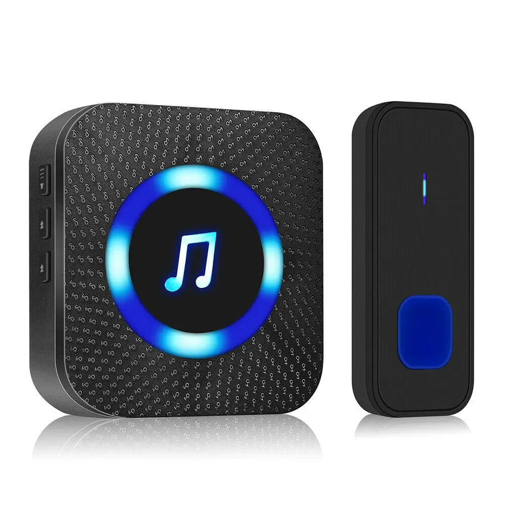 Дверной звонок SAMTIAN водонепроницаемый беспроводной светодиодный футов |