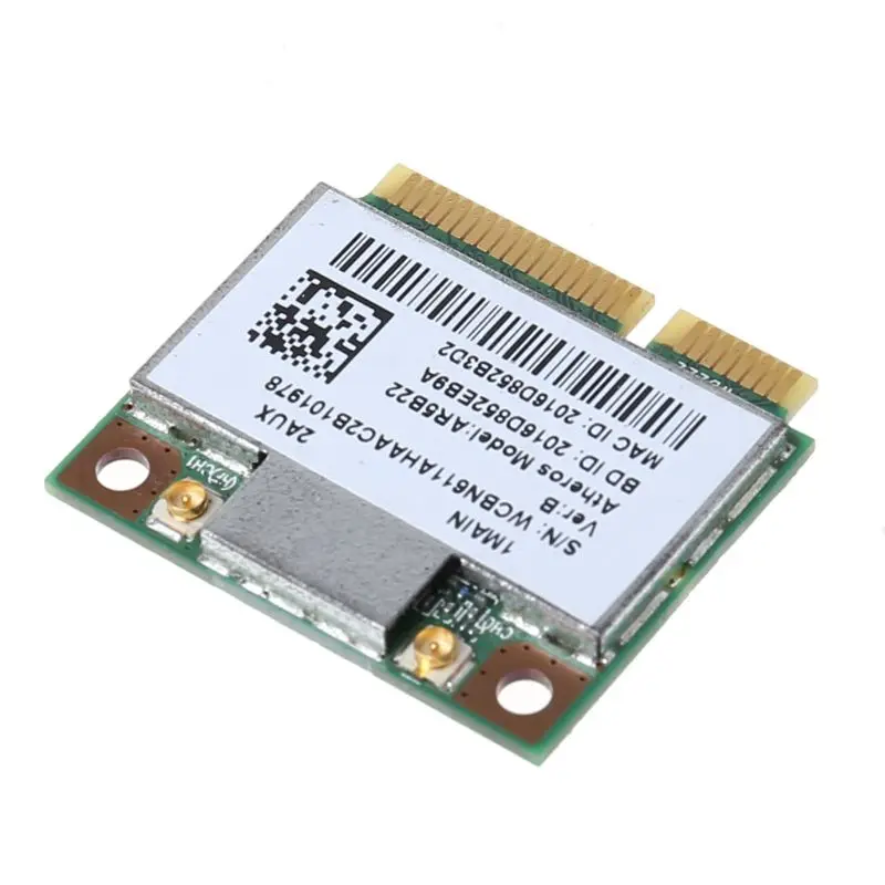 AR9462 AR5B22 WB222 мини PCIe 300 Мбит/с Bluetooth 4 0 WLAN Wi Fi беспроводная карта|Компьютерные кабели