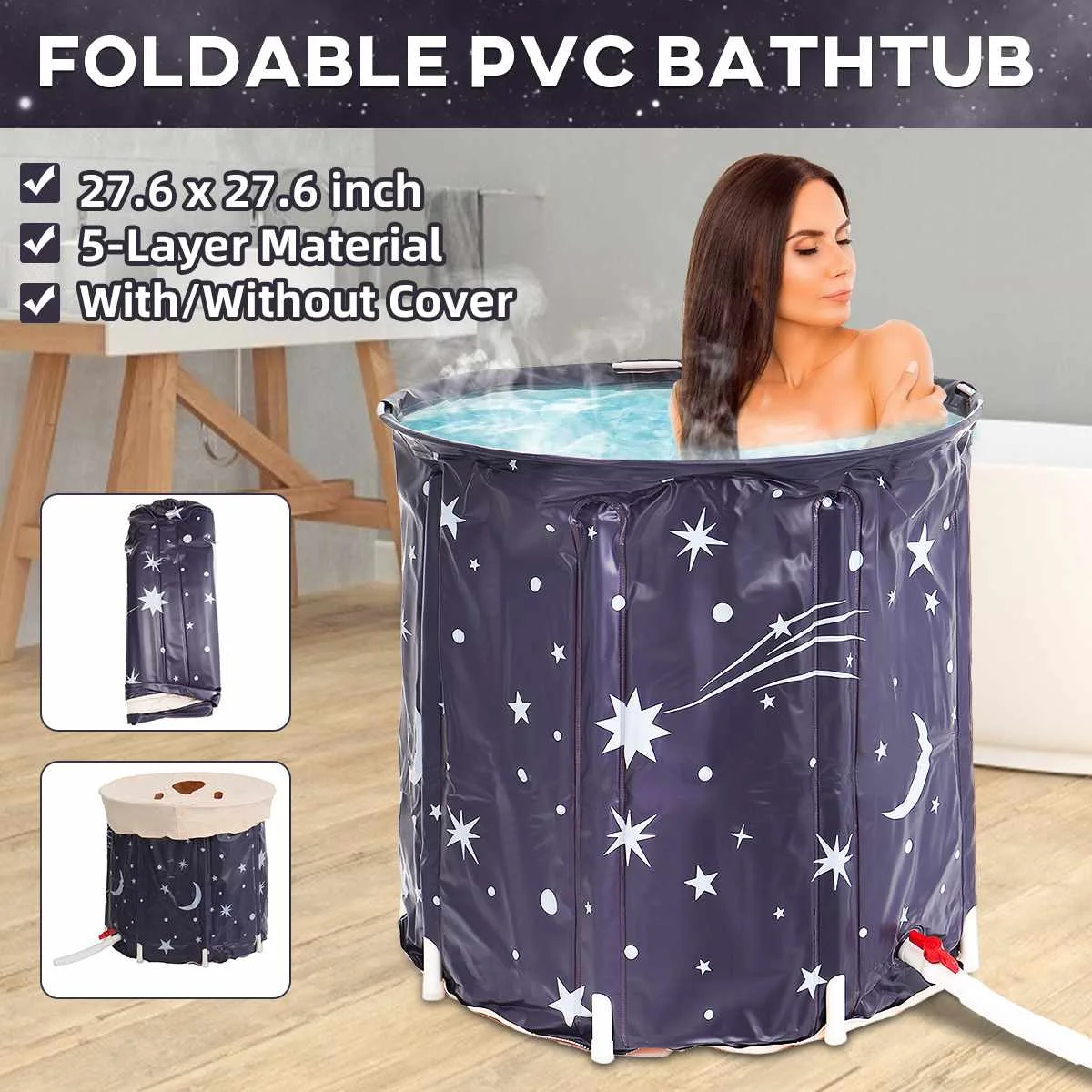 70 см Складная Ванна для взрослых и детей портативная не надувная ванна удобная